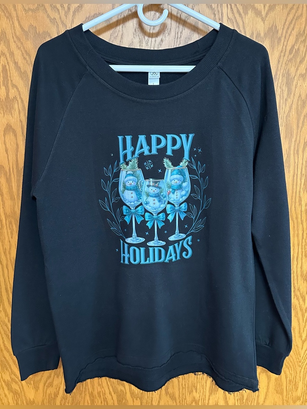 Happy Holidays Graphic Crewneck Sweatshirt - NIP
